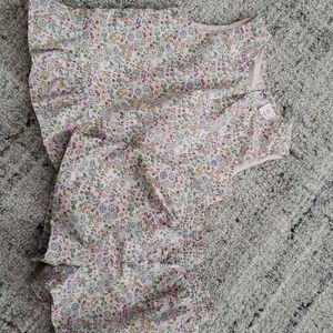 Baby Gap Girls Floral Shirt and Shorts